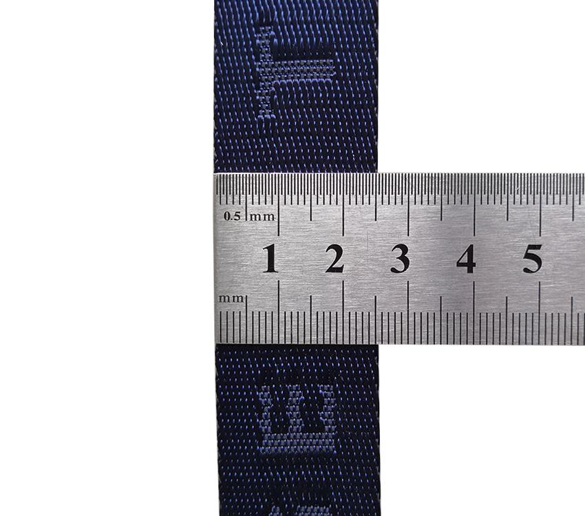 25mm Woven Logo Nylon Webbing