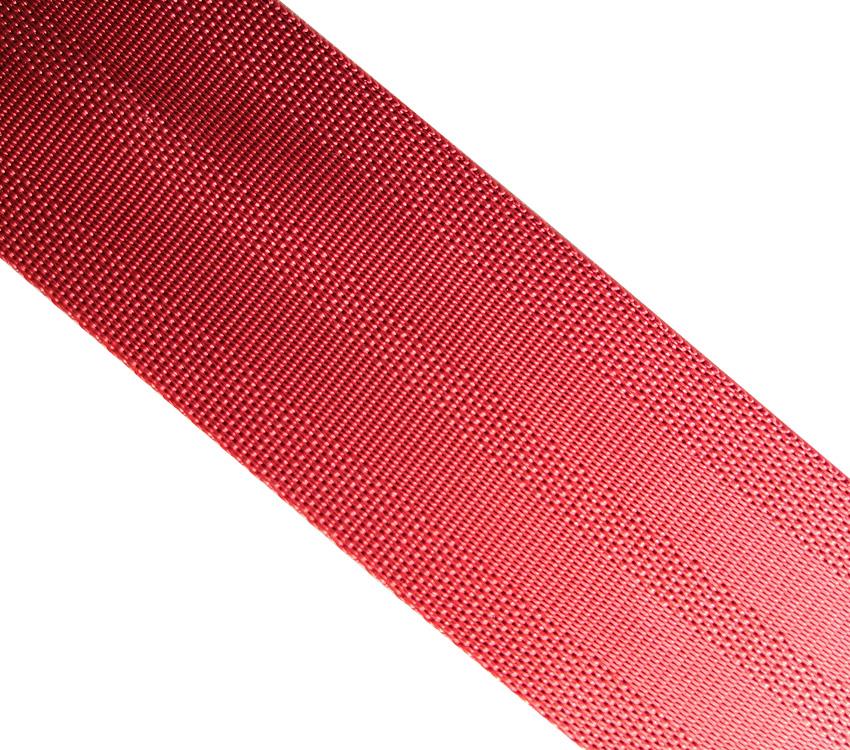 red polyester webbing 