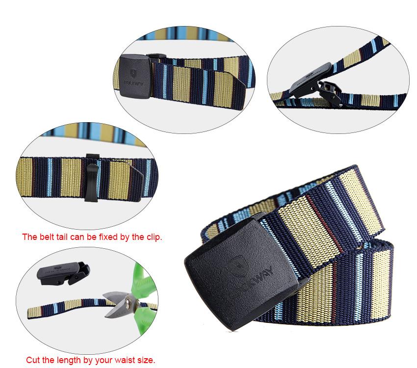 how to wear nylon trouser belt